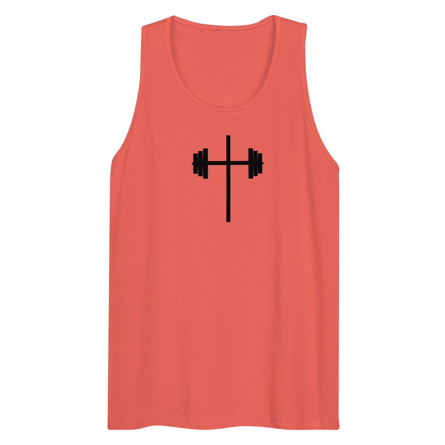 Barbell Cross Men’s Tank Top
