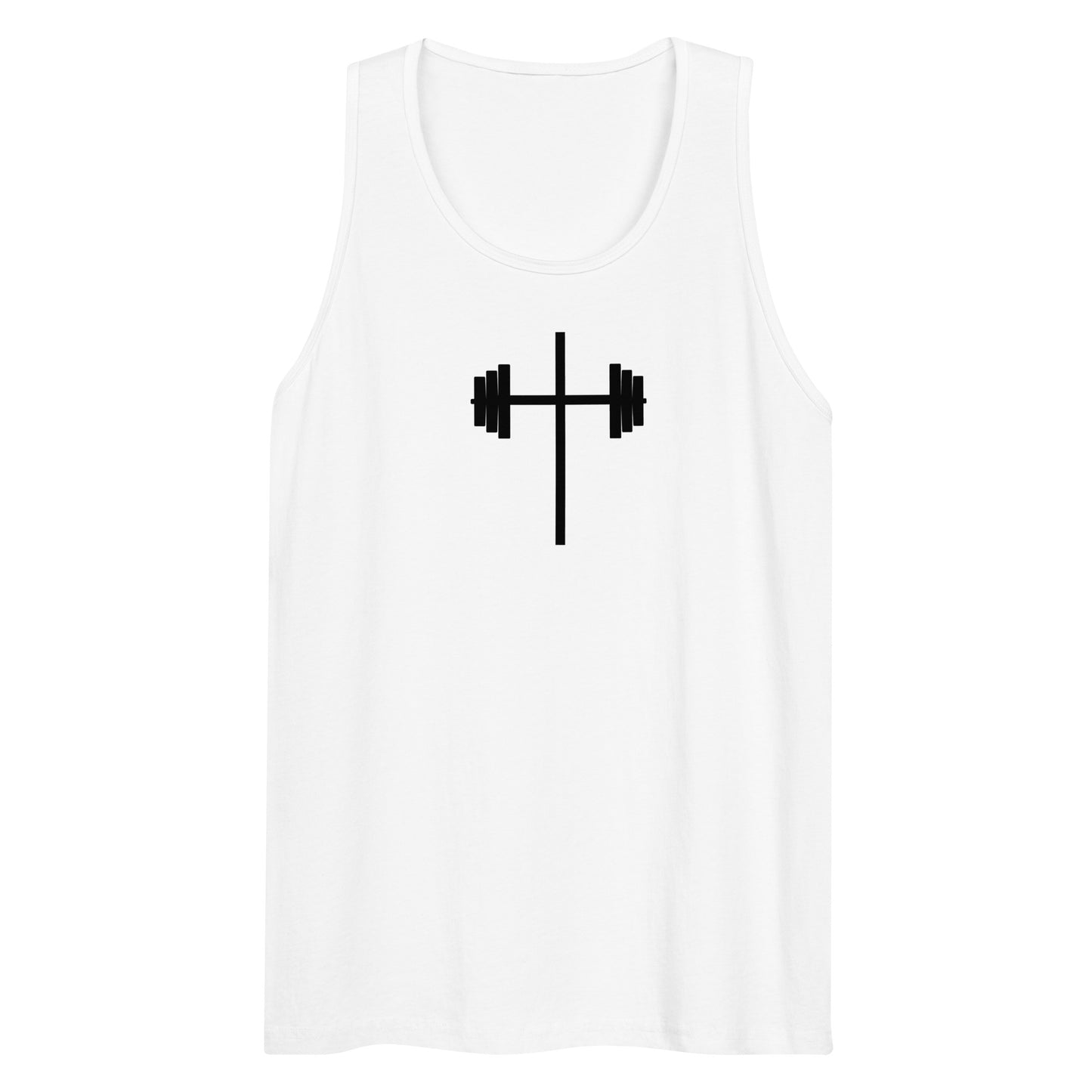 Barbell Cross Men’s Tank Top