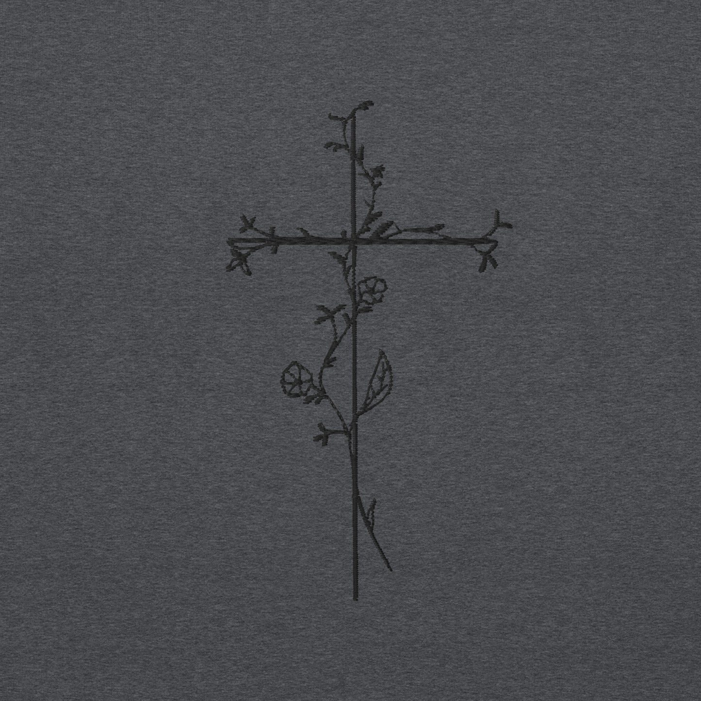 Embroidered Cross Unisex Sweatshirt
