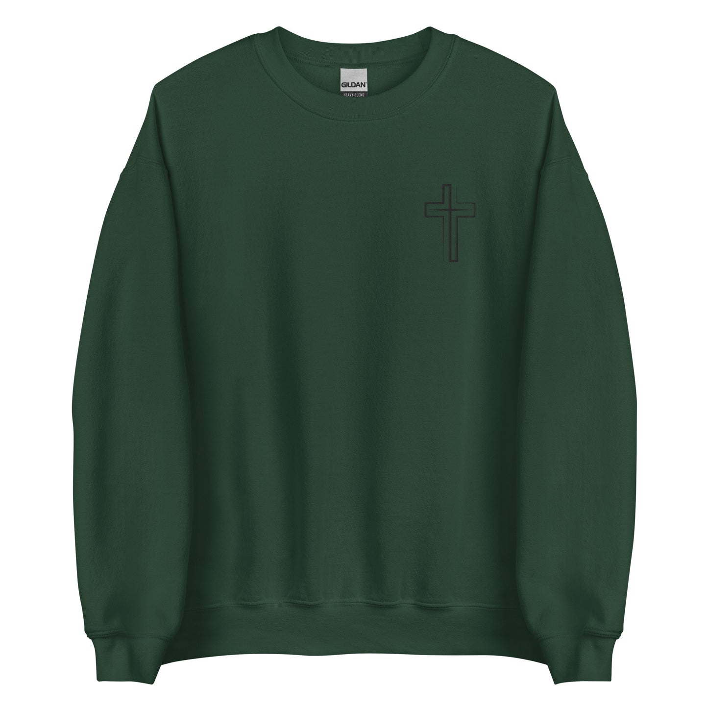 Embroidered Cross Unisex Sweatshirt