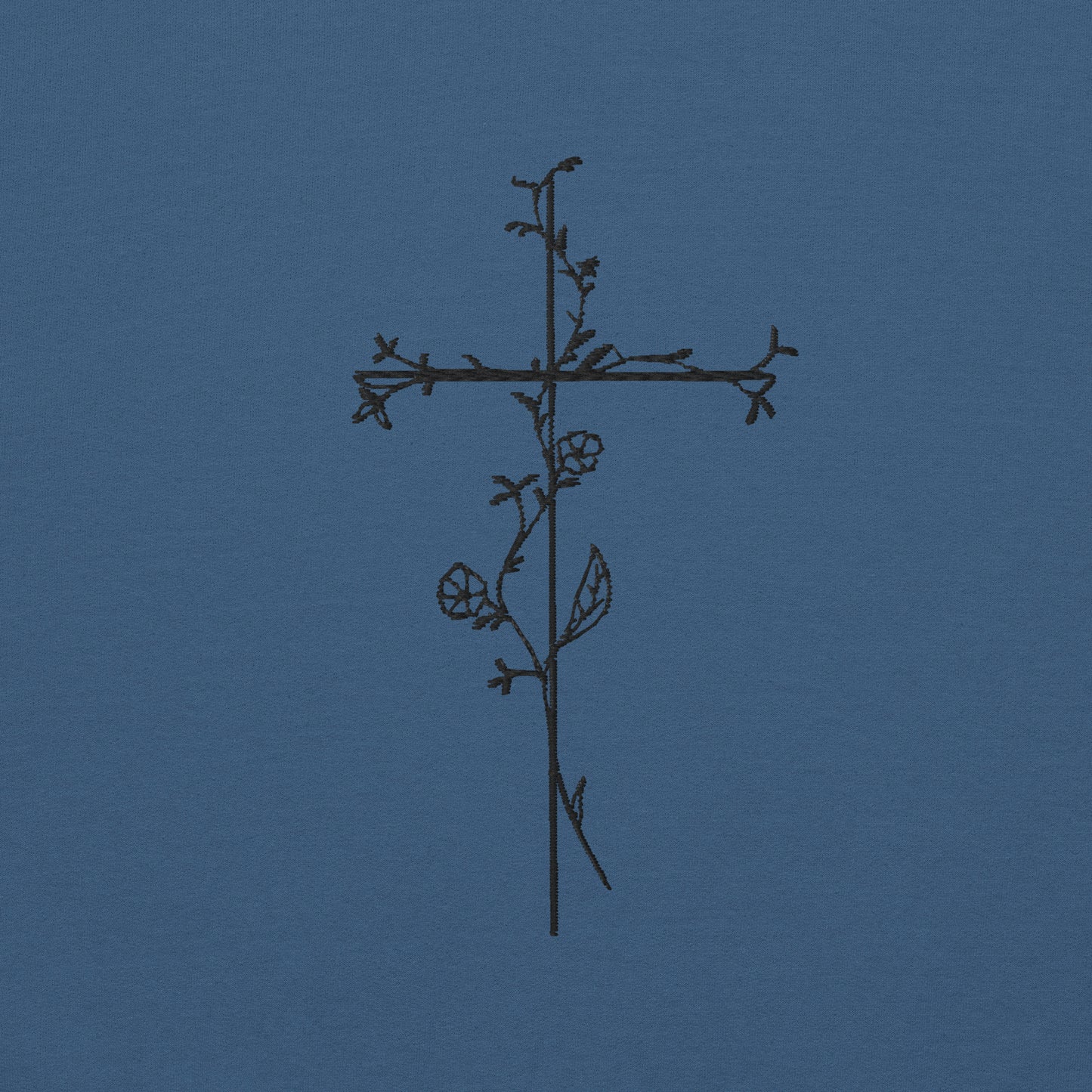 Embroidered Cross Unisex Sweatshirt