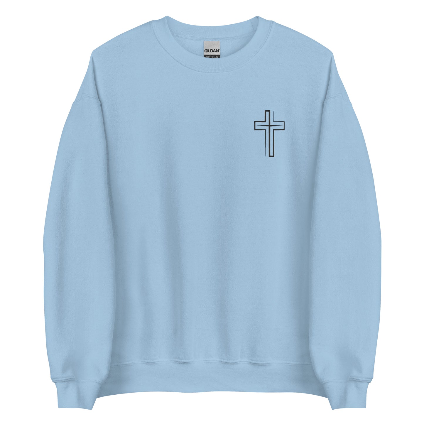 Embroidered Cross Unisex Sweatshirt