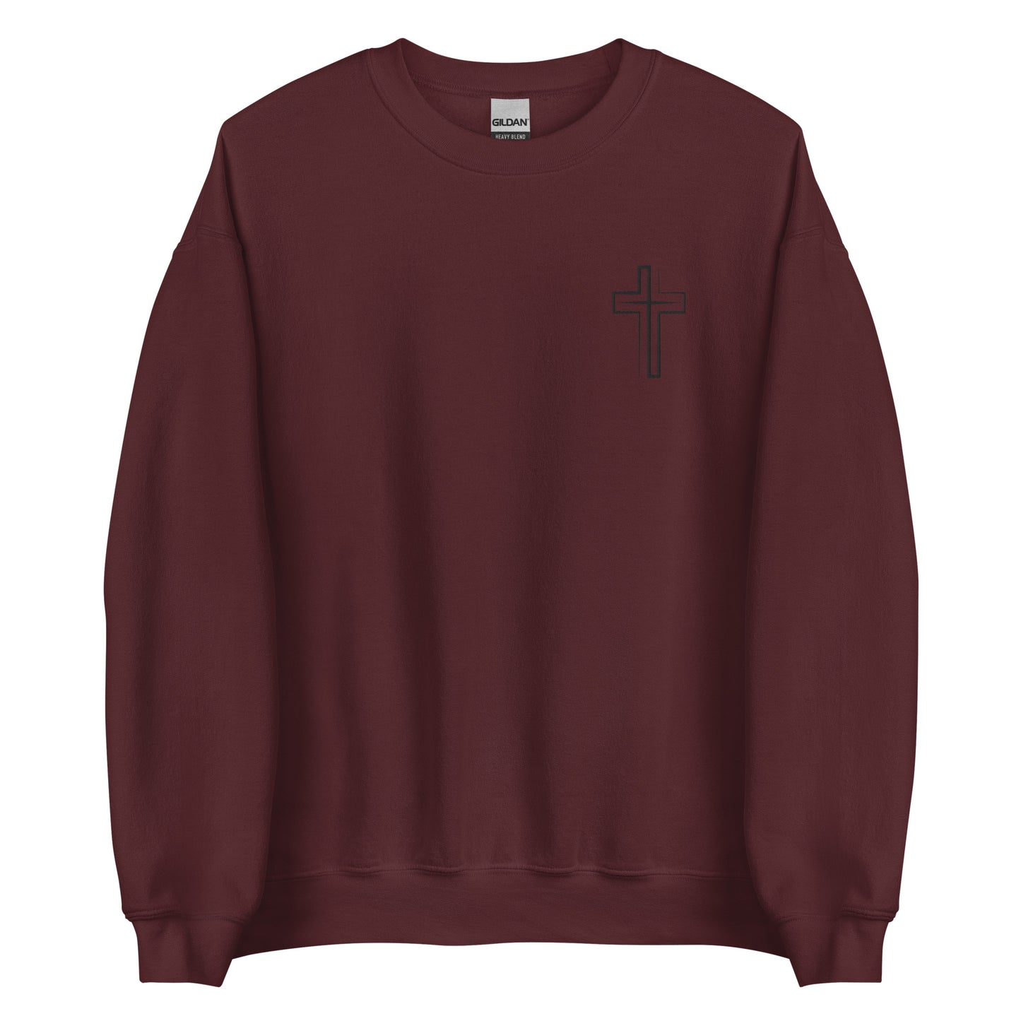 Embroidered Cross Unisex Sweatshirt