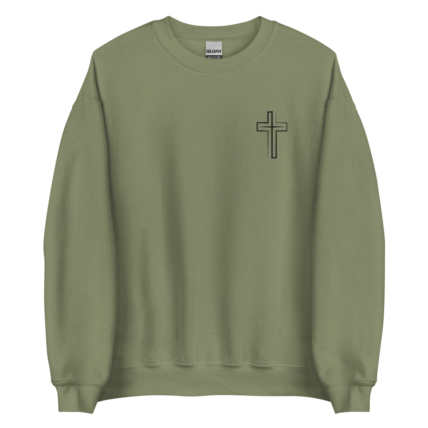 Embroidered Cross Unisex Sweatshirt