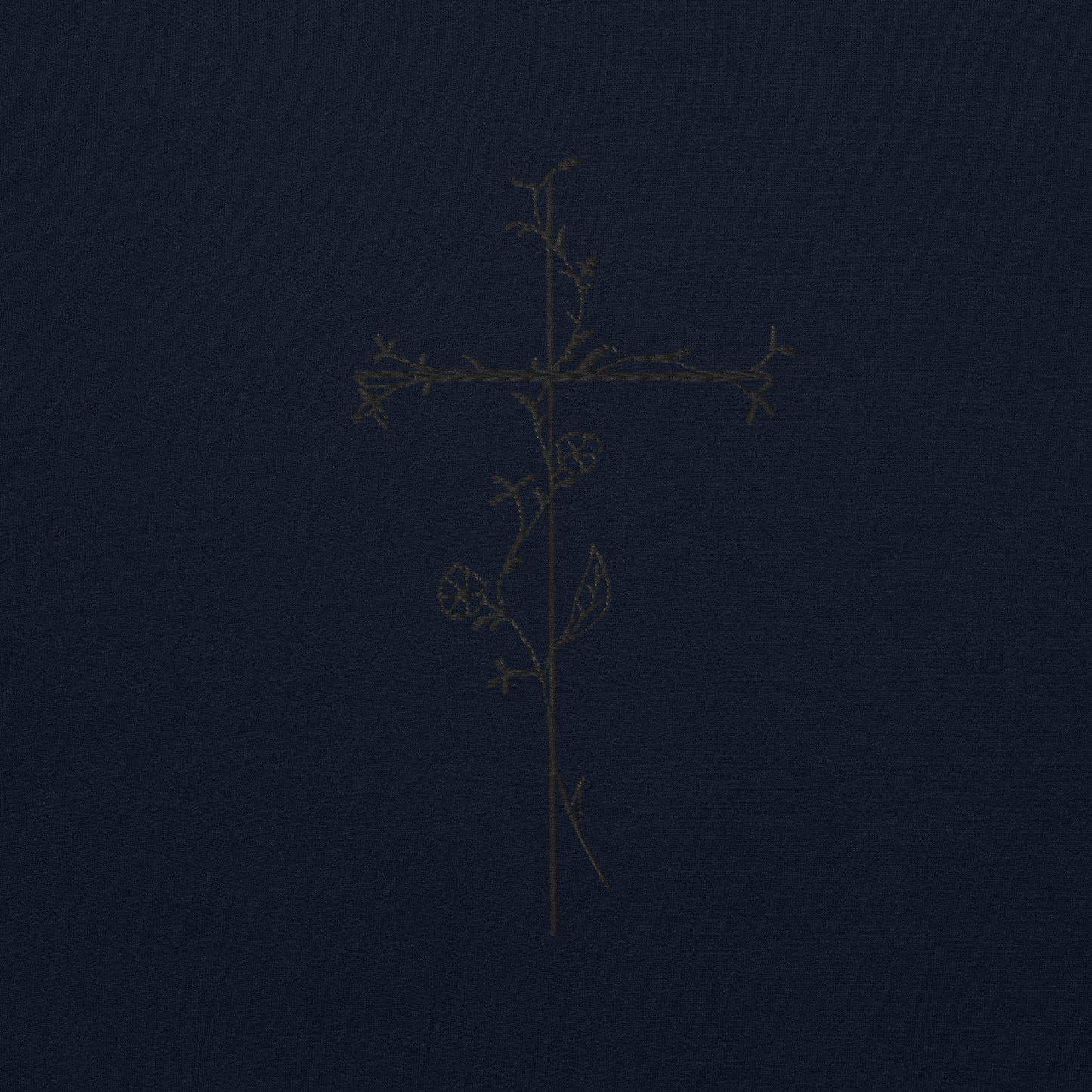 Embroidered Cross Unisex Sweatshirt