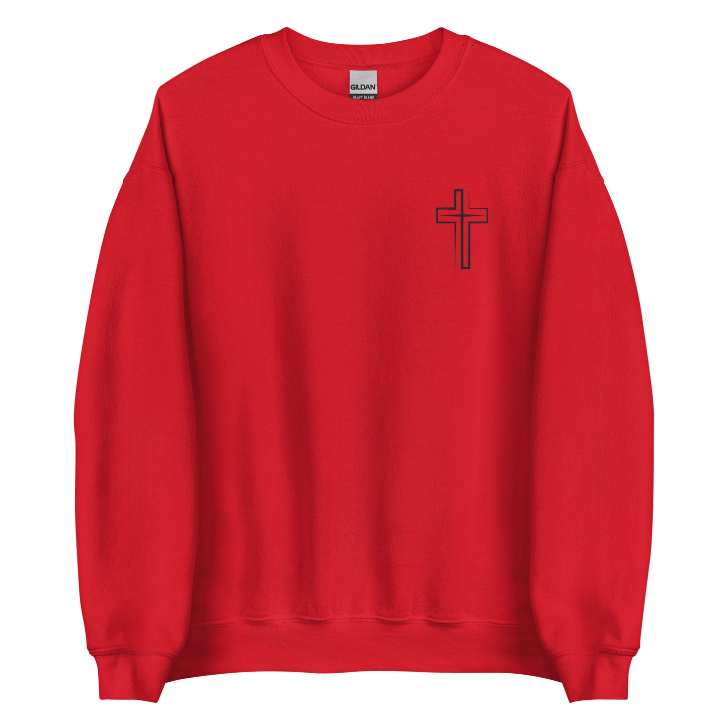 Embroidered Cross Unisex Sweatshirt