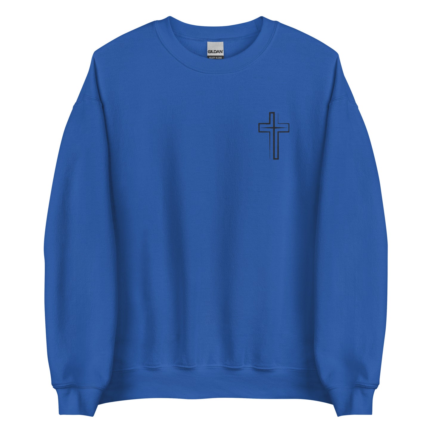 Embroidered Cross Unisex Sweatshirt