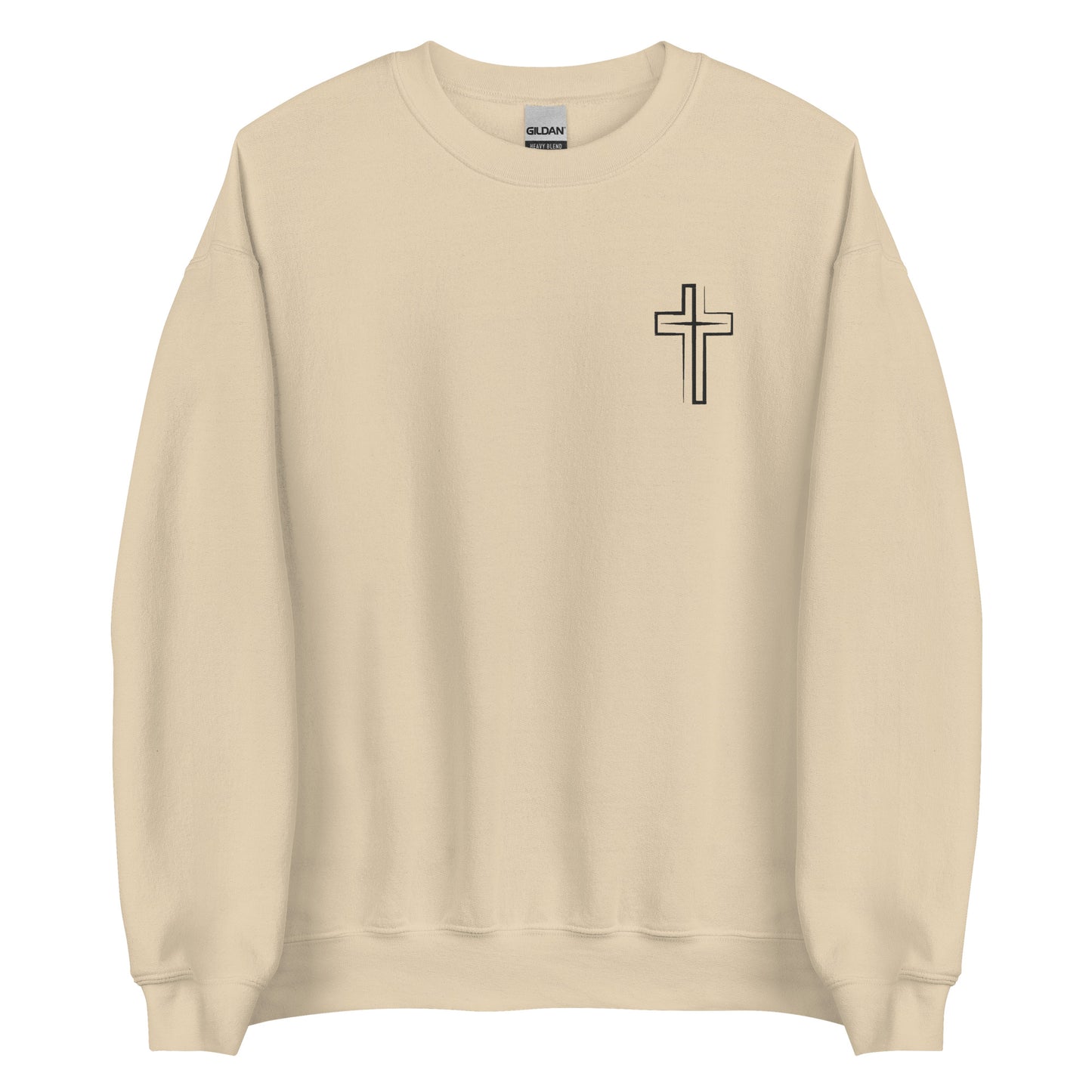Embroidered Cross Unisex Sweatshirt