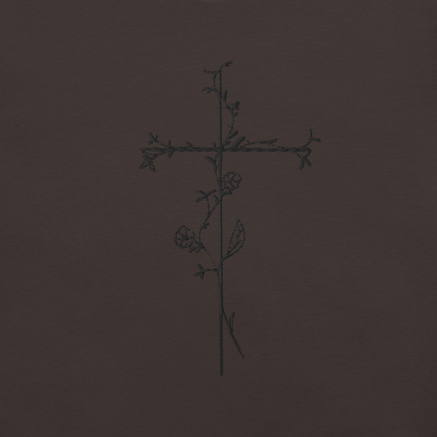Embroidered Cross Unisex t-shirt