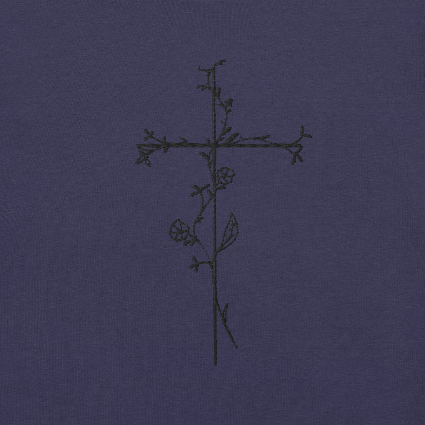 Embroidered Cross Unisex t-shirt