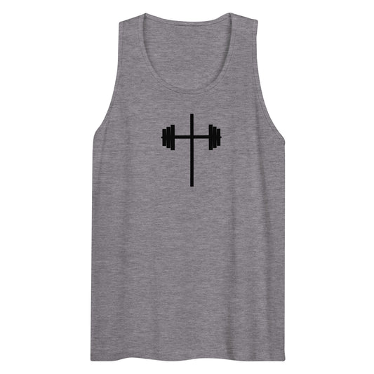 Barbell Cross Men’s Tank Top