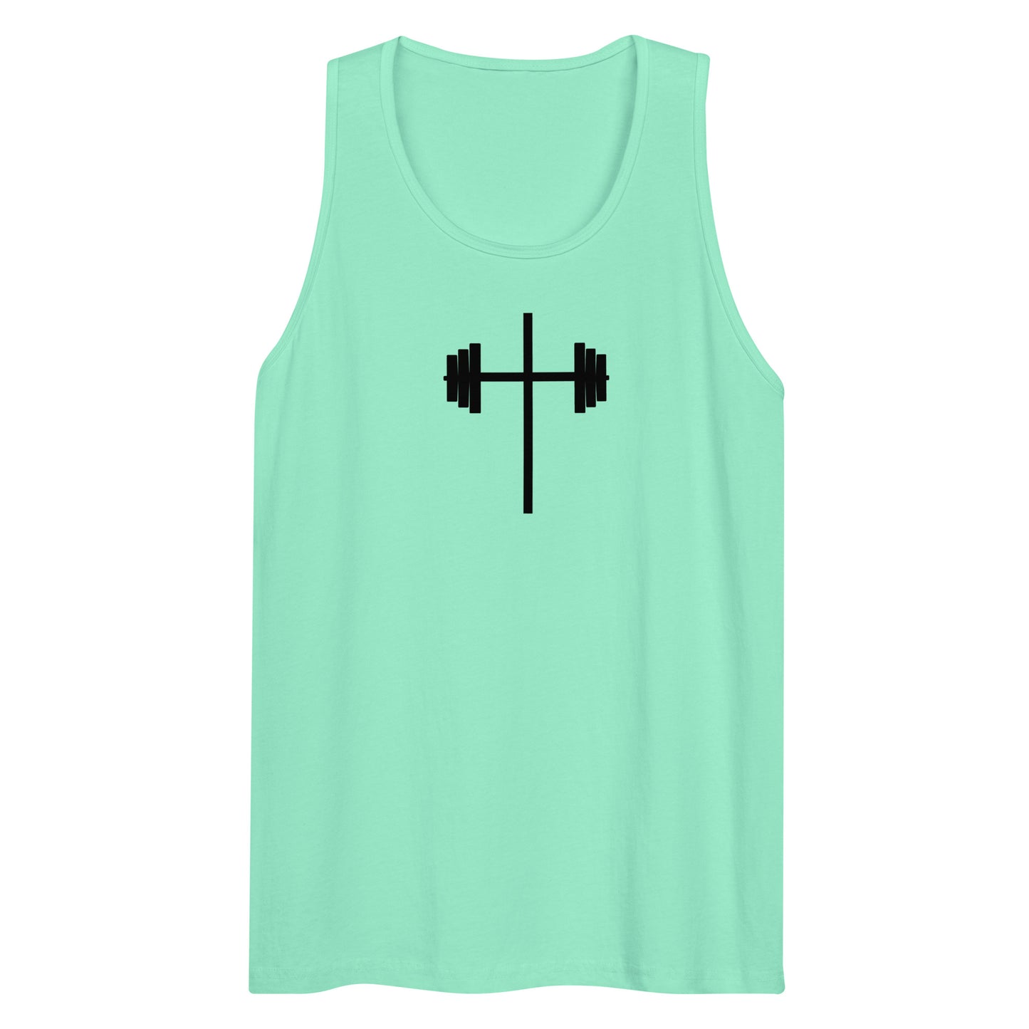 Barbell Cross Men’s Tank Top