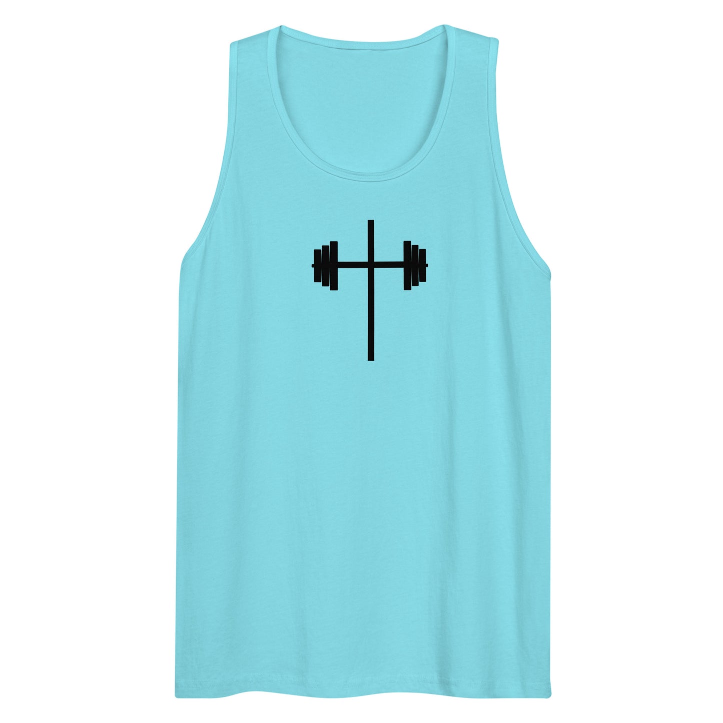 Barbell Cross Men’s Tank Top