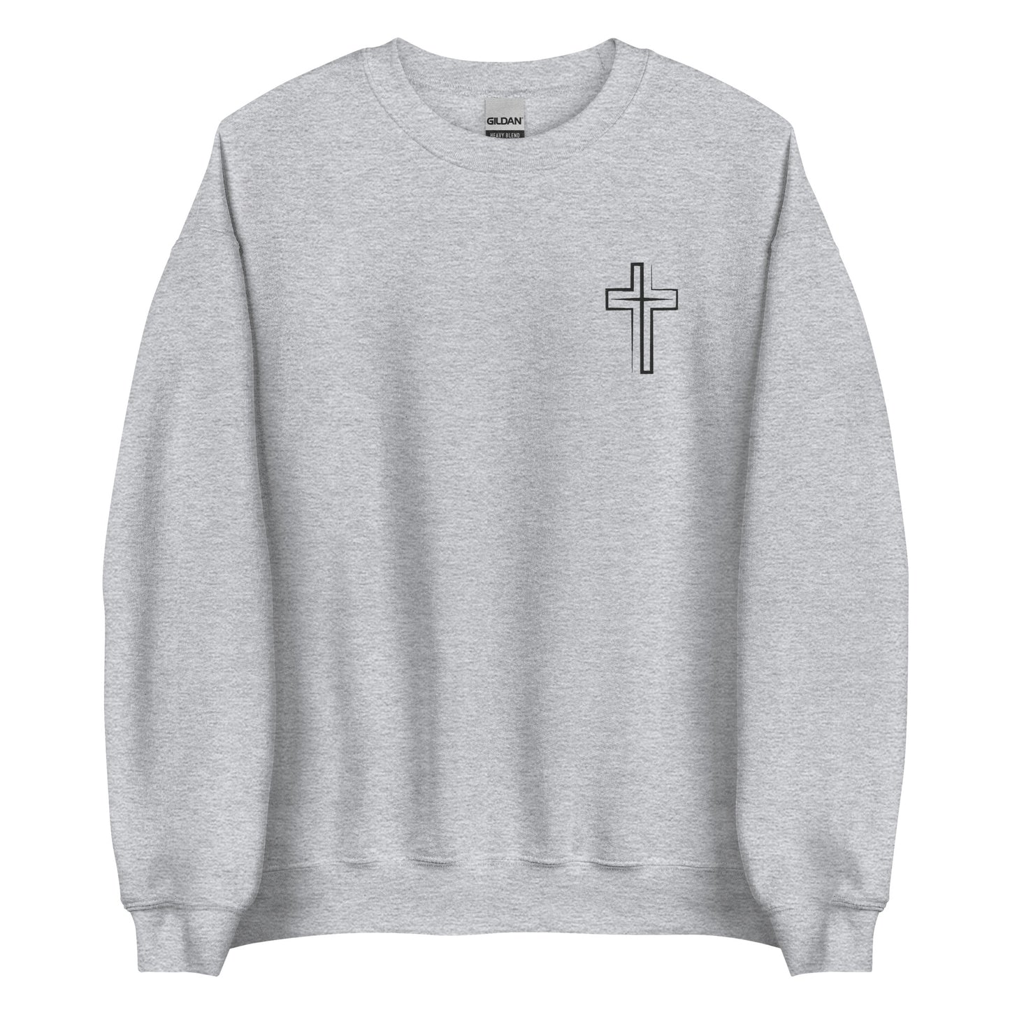 Embroidered Cross Unisex Sweatshirt