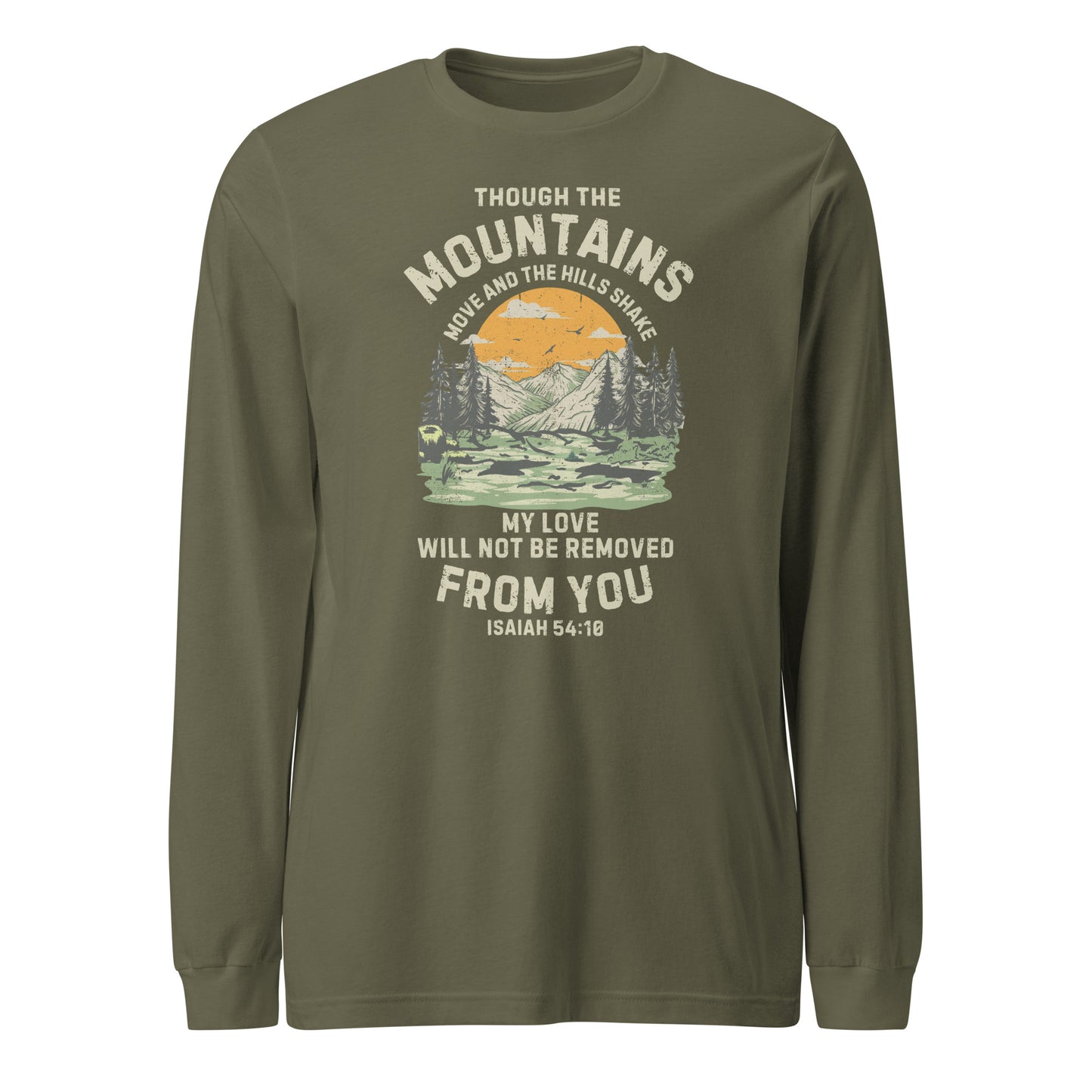 Mountains Unisex Long Sleeve Tee