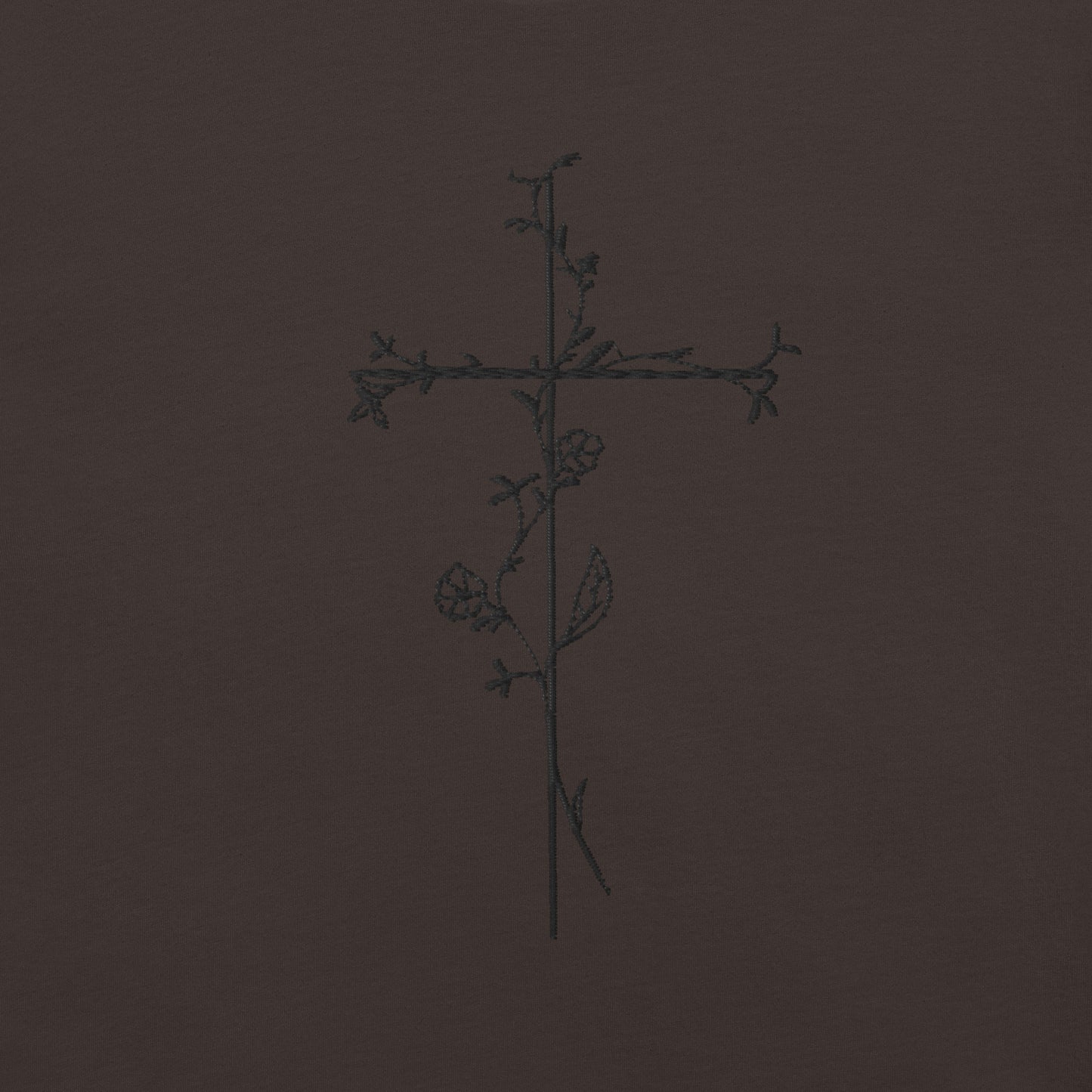 Embroidered Cross Unisex t-shirt