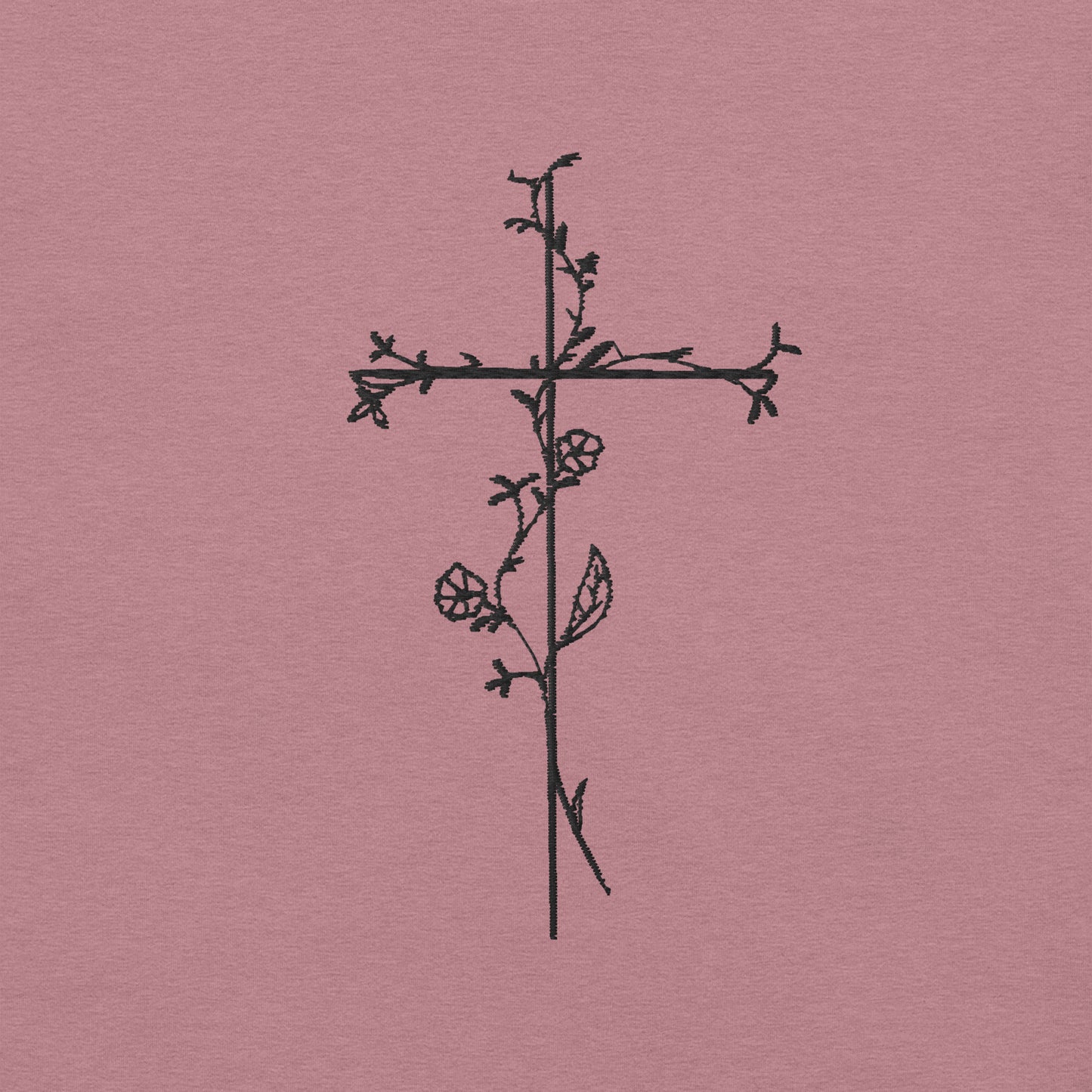 Embroidered Cross Unisex t-shirt