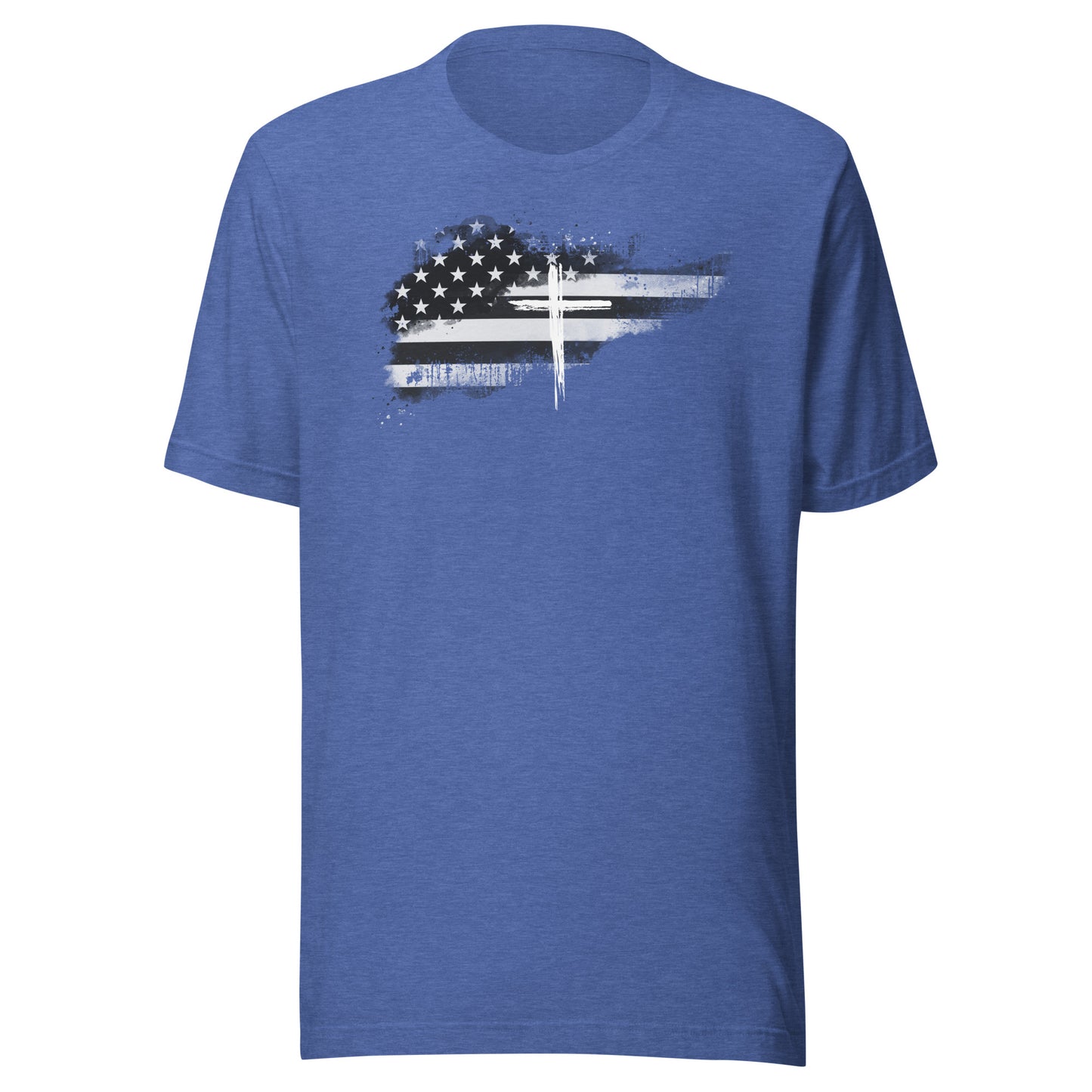 Flag and Cross Unisex t-shirt