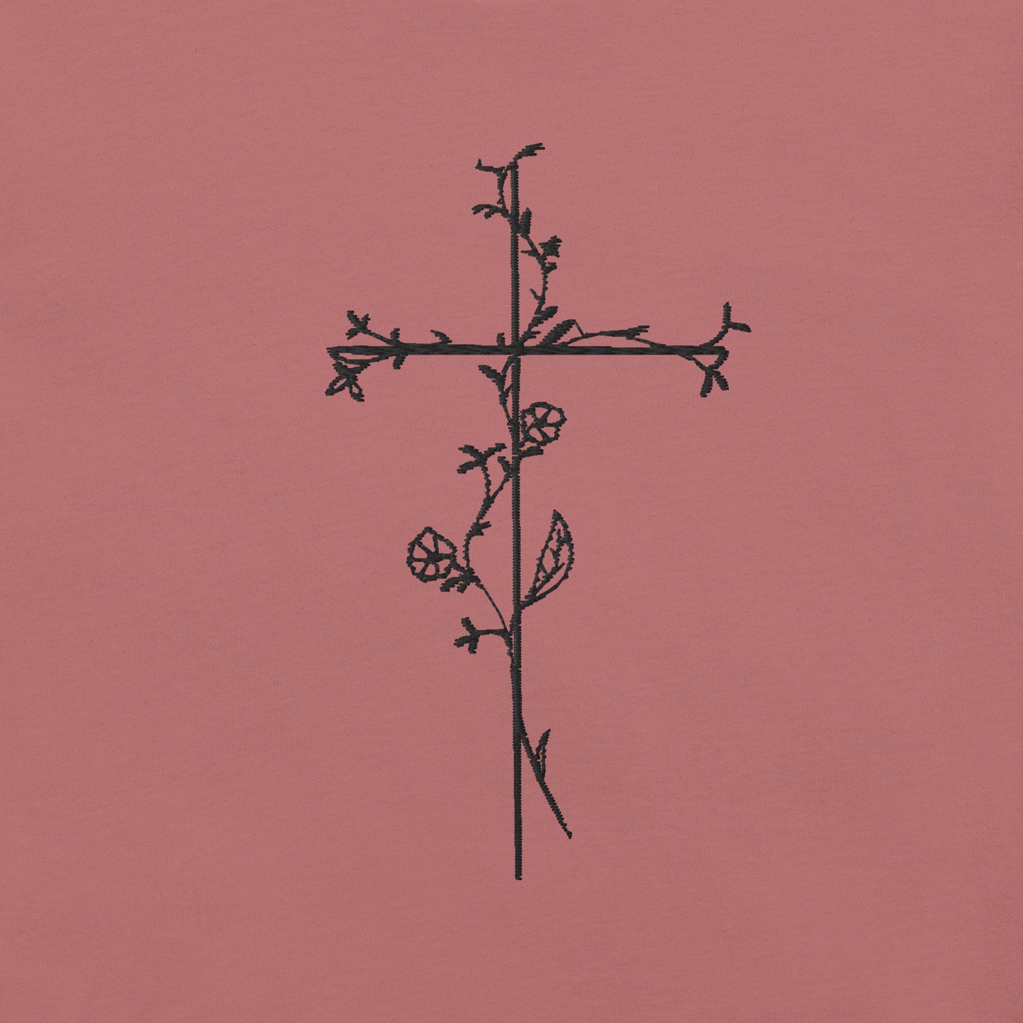 Embroidered Cross Unisex t-shirt