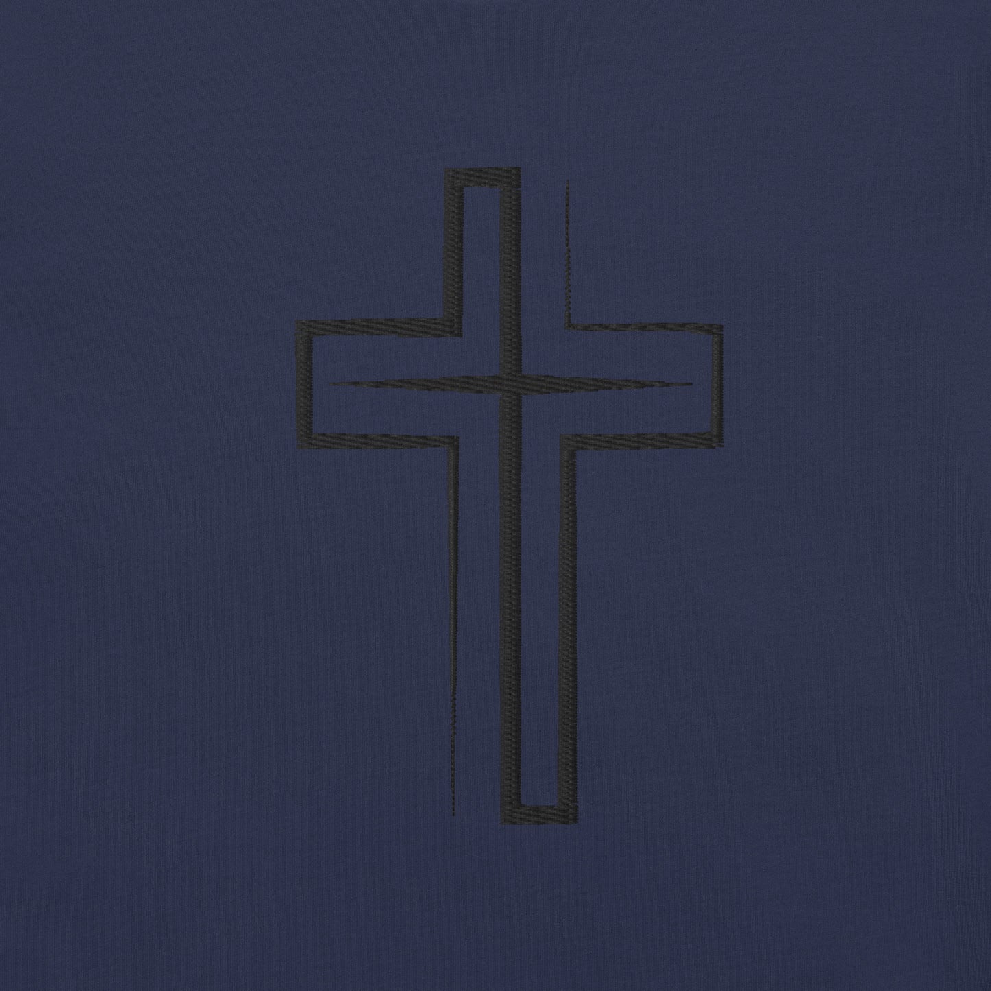 Embroidered Cross Unisex t-shirt