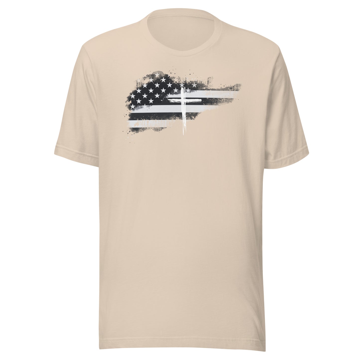 Flag and Cross Unisex t-shirt