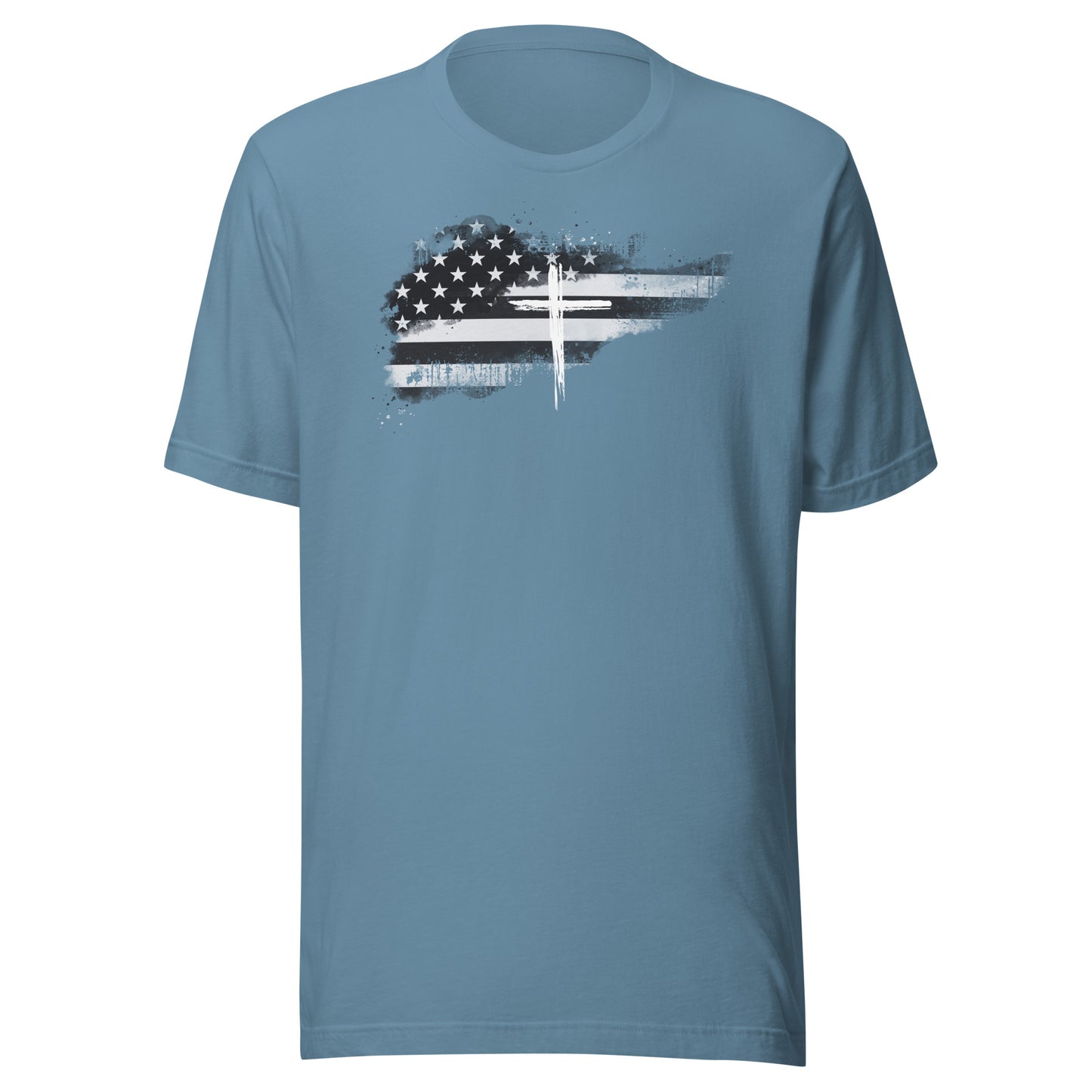 Flag and Cross Unisex t-shirt