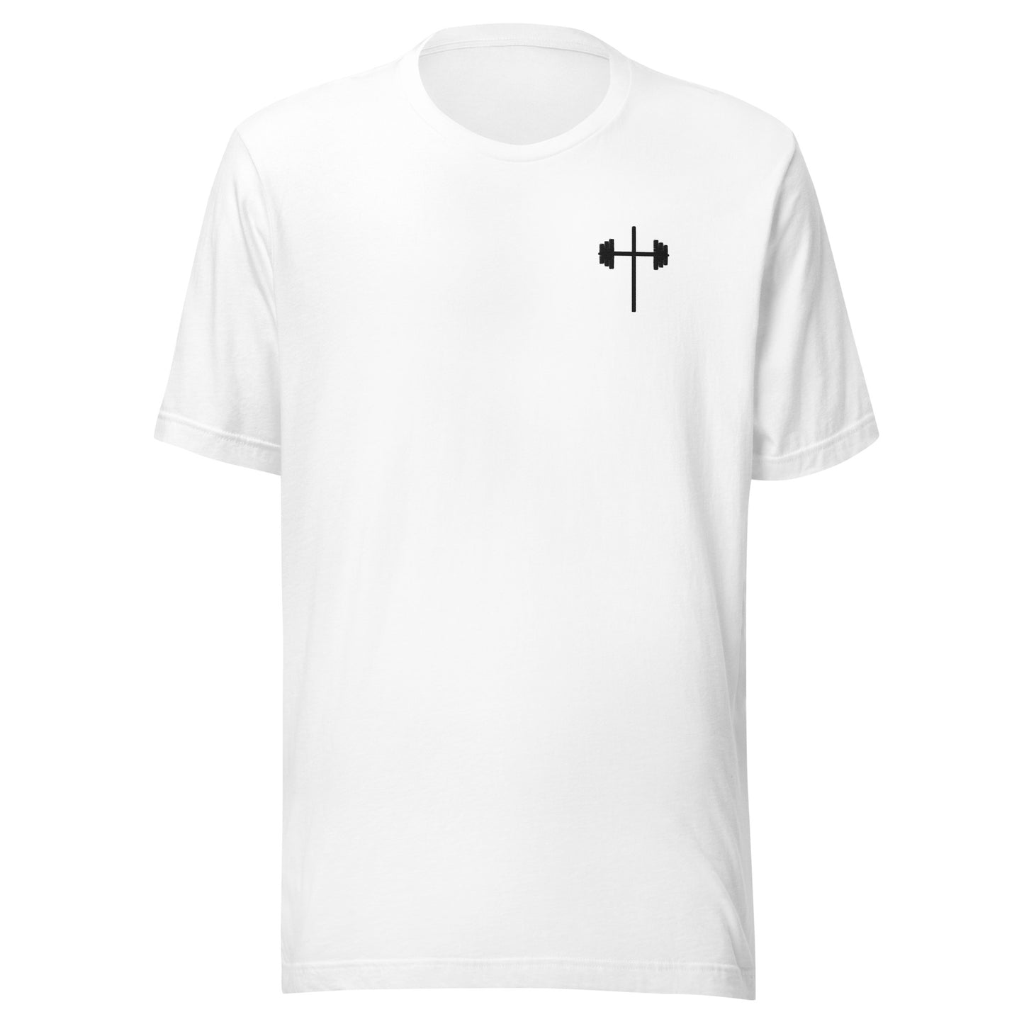 Embroidered Cross Unisex t-shirt