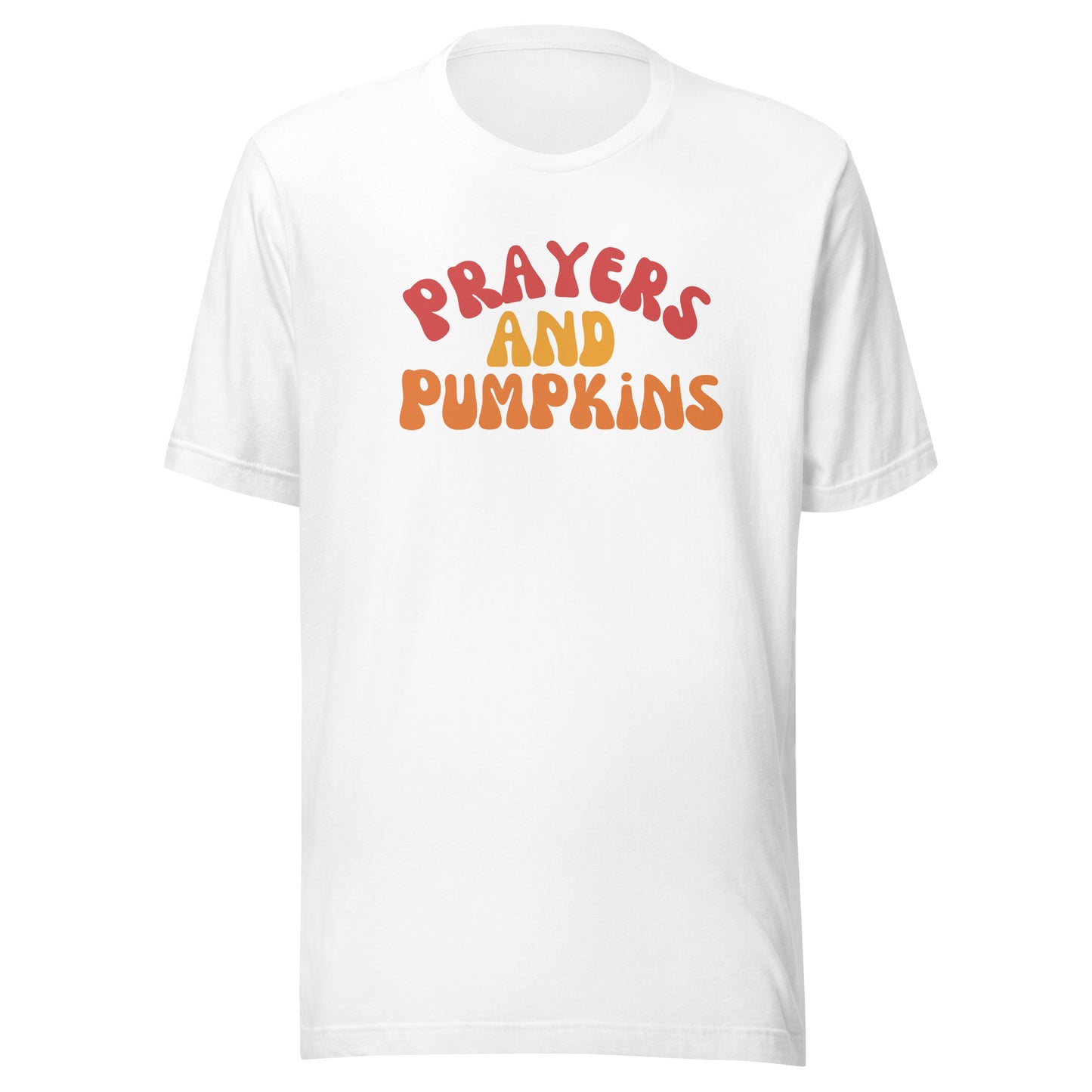 Prayers & Pumpkins Unisex t-shirt